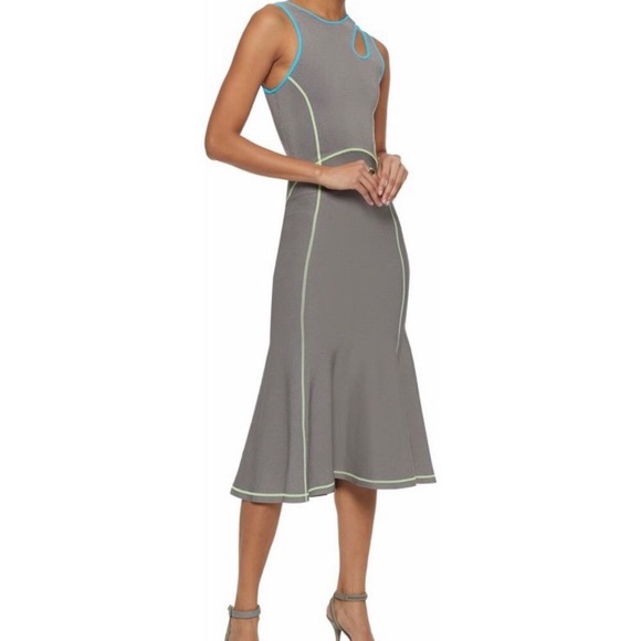 Alexander Wang Dresses & Skirts - ❌SOLD❌ALEXANDER WANG Gray Midi Cutout Flared Dress